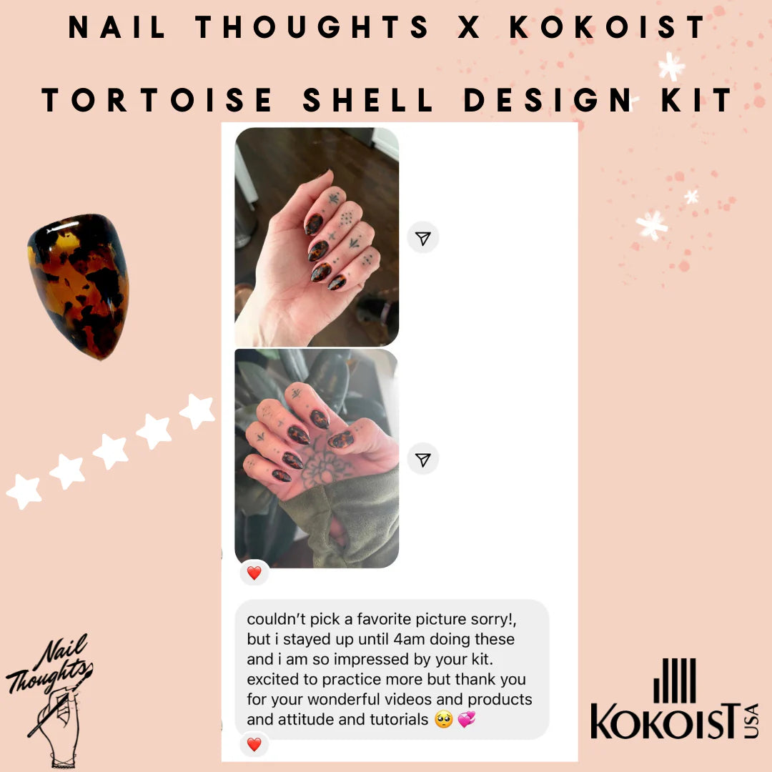Kokoist - Tortoise Shell Design Kit - Gel Polish at Beyond Polish