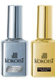 Kokoist - Ultra Glossy Non Wipe Top Coat + Mega Stick Base Soft Gel - Top & Base Coats at Beyond Polish