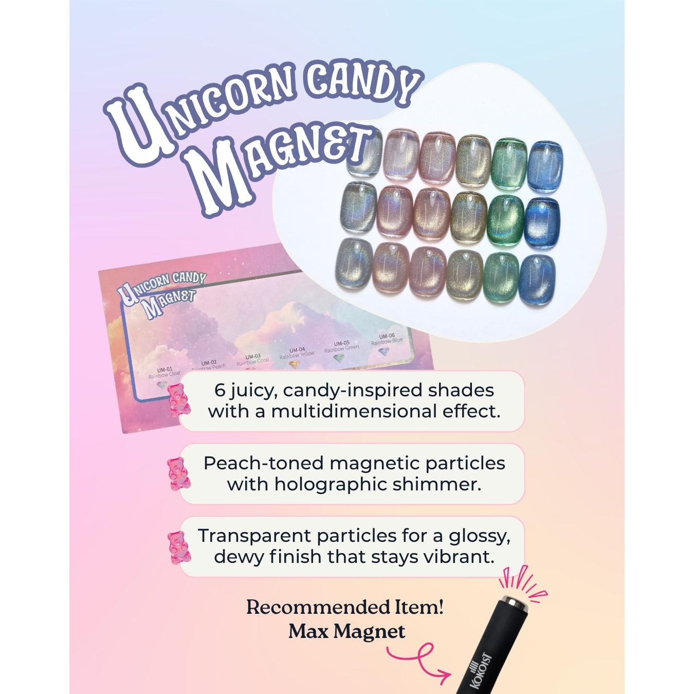 Kokoist - Unicorn Candy Magnet - Rainbow Clear - #UCM-01 - Gel Polish at Beyond Polish
