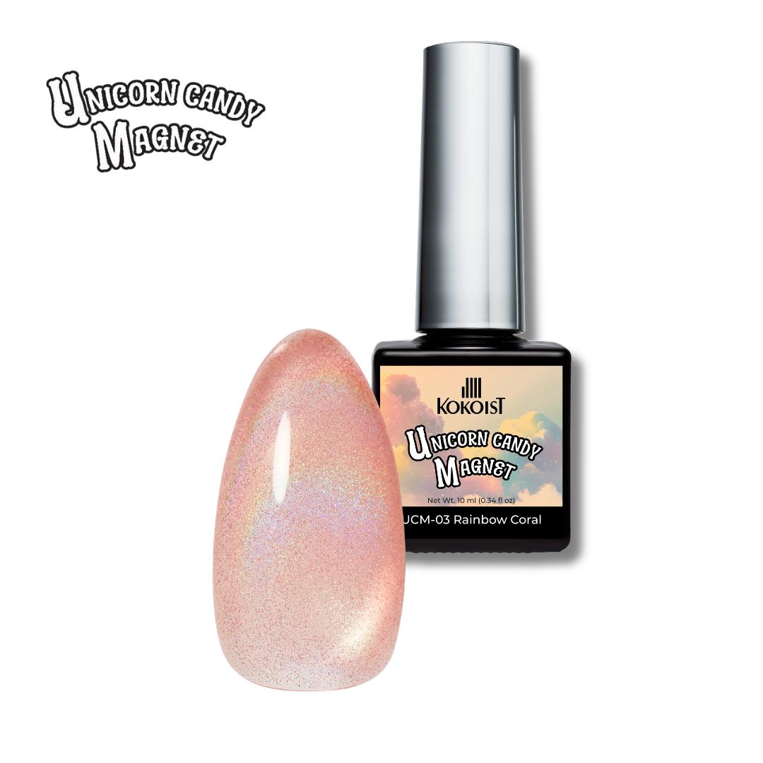 Kokoist - Unicorn Candy Magnet - Rainbow Coral - #UCM-03 - Gel Polish at Beyond Polish