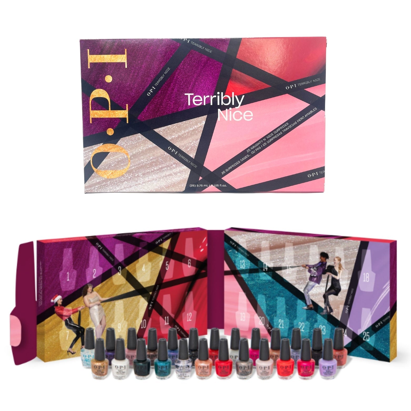 Lacquer Set OPI Nail Lacquer Mini 25pc Advent Calendar Multi Nail