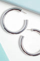 Large Tube Hoop Earrings - Earrings at Beyond Polish
