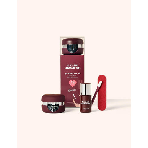 Le Mini Macaron Gel Manicure Kit - Cassis