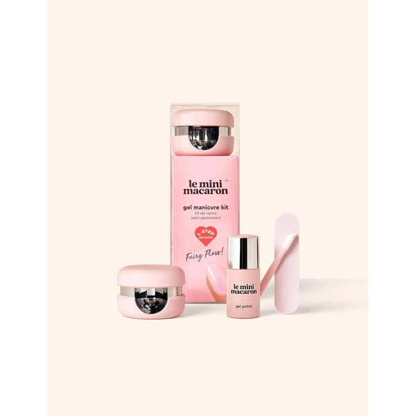 Le Mini Macaron Gel Manicure Kit - Fairy Floss - Pink Kit - LMMK