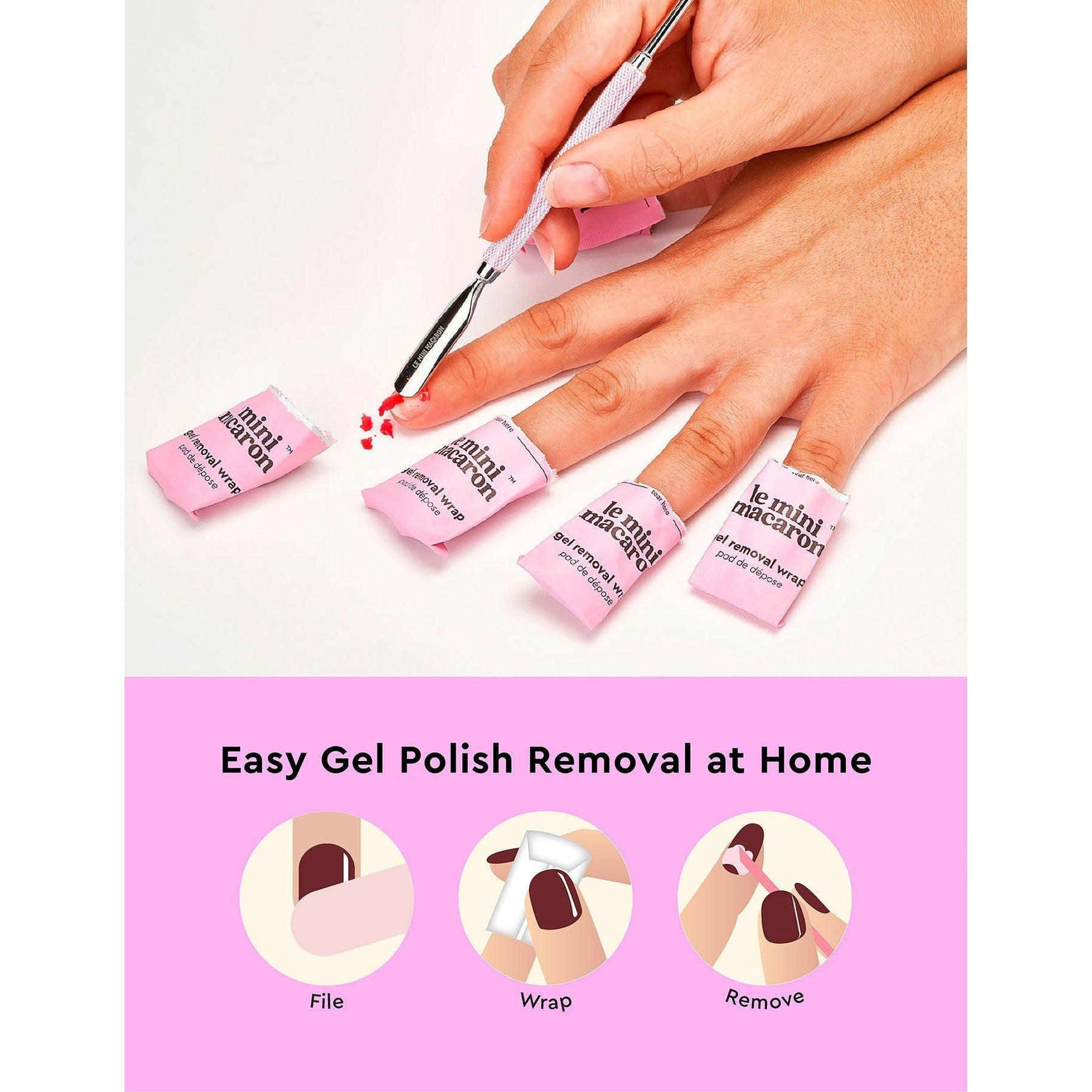 Le Mini Macaron Gel Manicure Kit - Lilac Blossom - Gel Polish at Beyond Polish