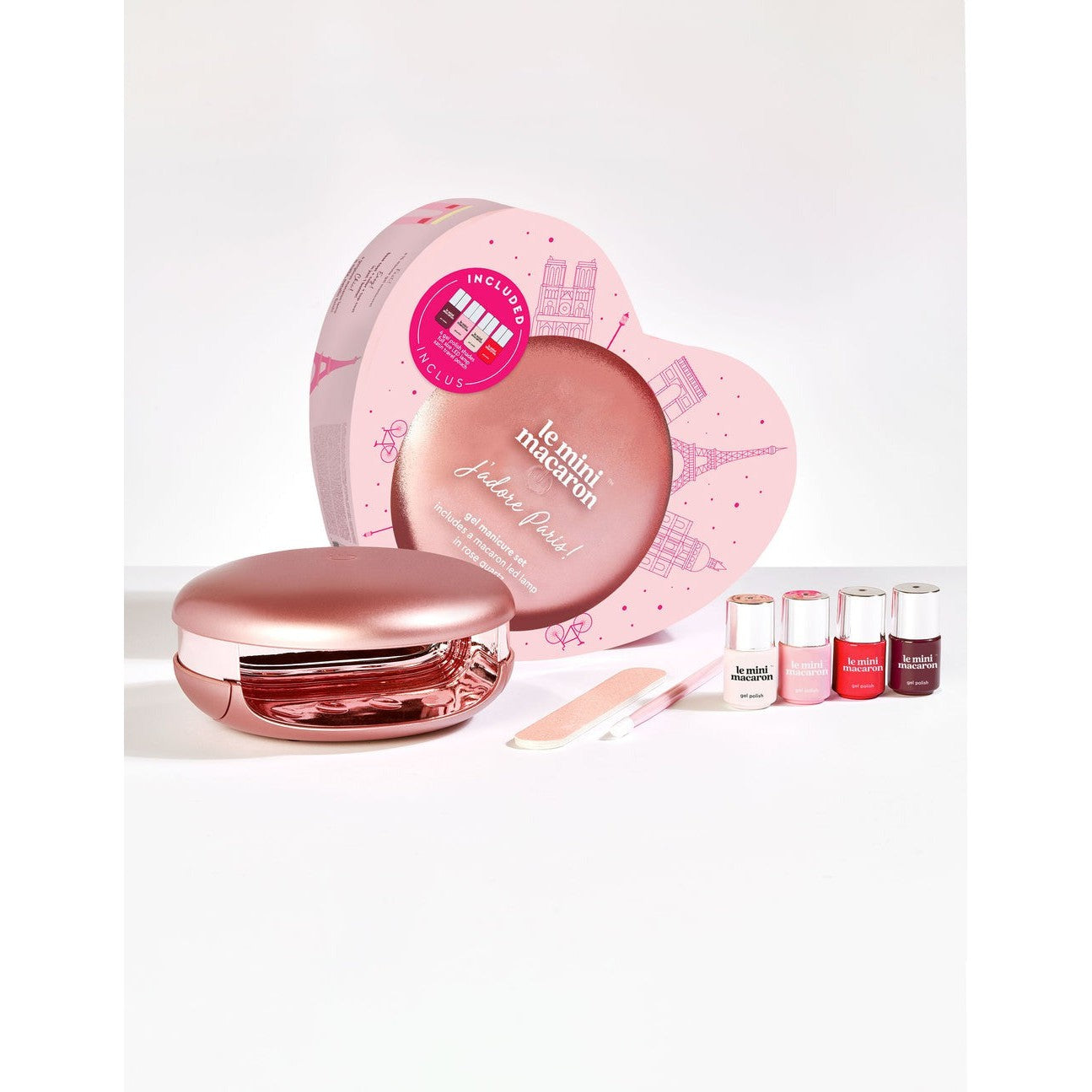 Le Mini Macaron Gel Manicure Kit - Maxi J'adore Paris! - Gel Manicure Kit - Gel Polish at Beyond Polish