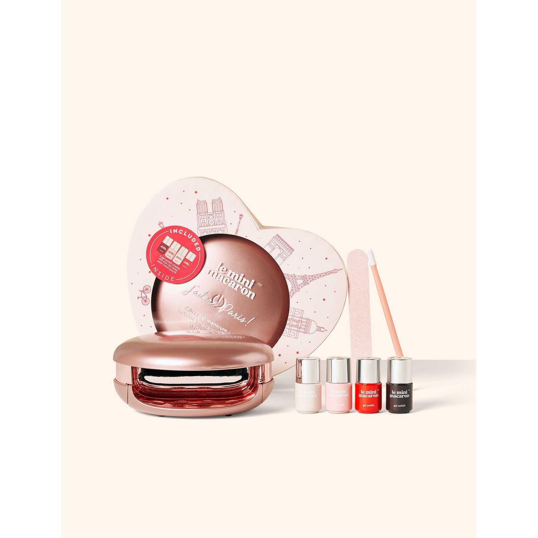 Le Mini Macaron Gel Manicure Kit - Maxi J'adore Paris! - Gel Manicure Kit - Gel Polish at Beyond Polish