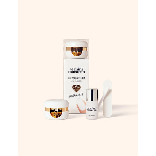 Le Mini Macaron Gel Manicure Kit - Milkshake