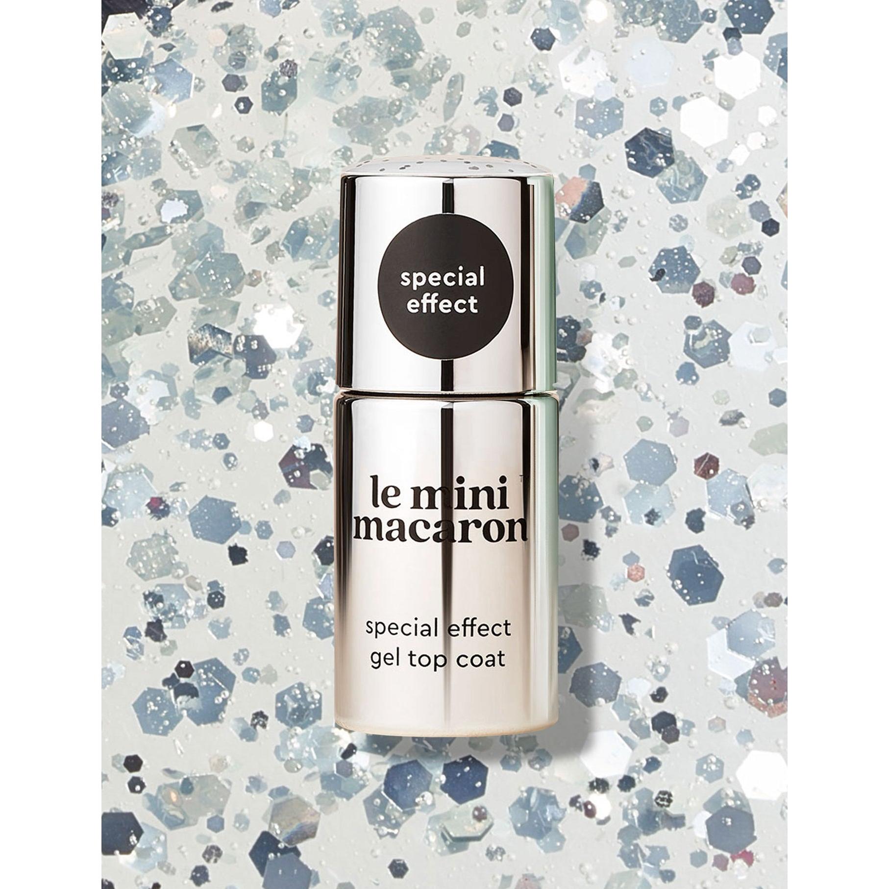 Le Mini Macaron - Gel Polish - Silver Glitter Gel Topcoat - Top & Base Coats at Beyond Polish