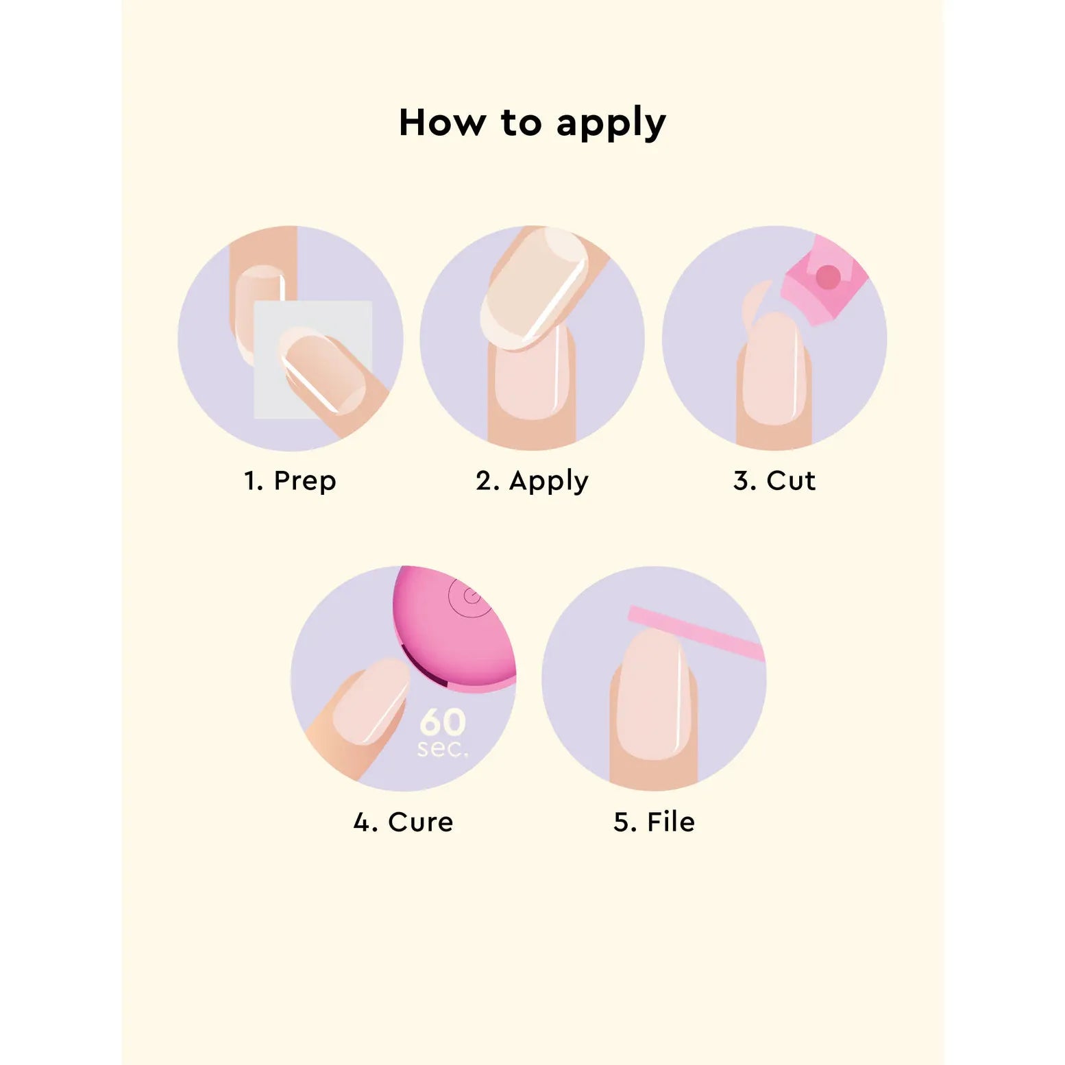 Le Mini Macaron Mini Nail Stickers - Gel Strips- Blush - Nail Art at Beyond Polish