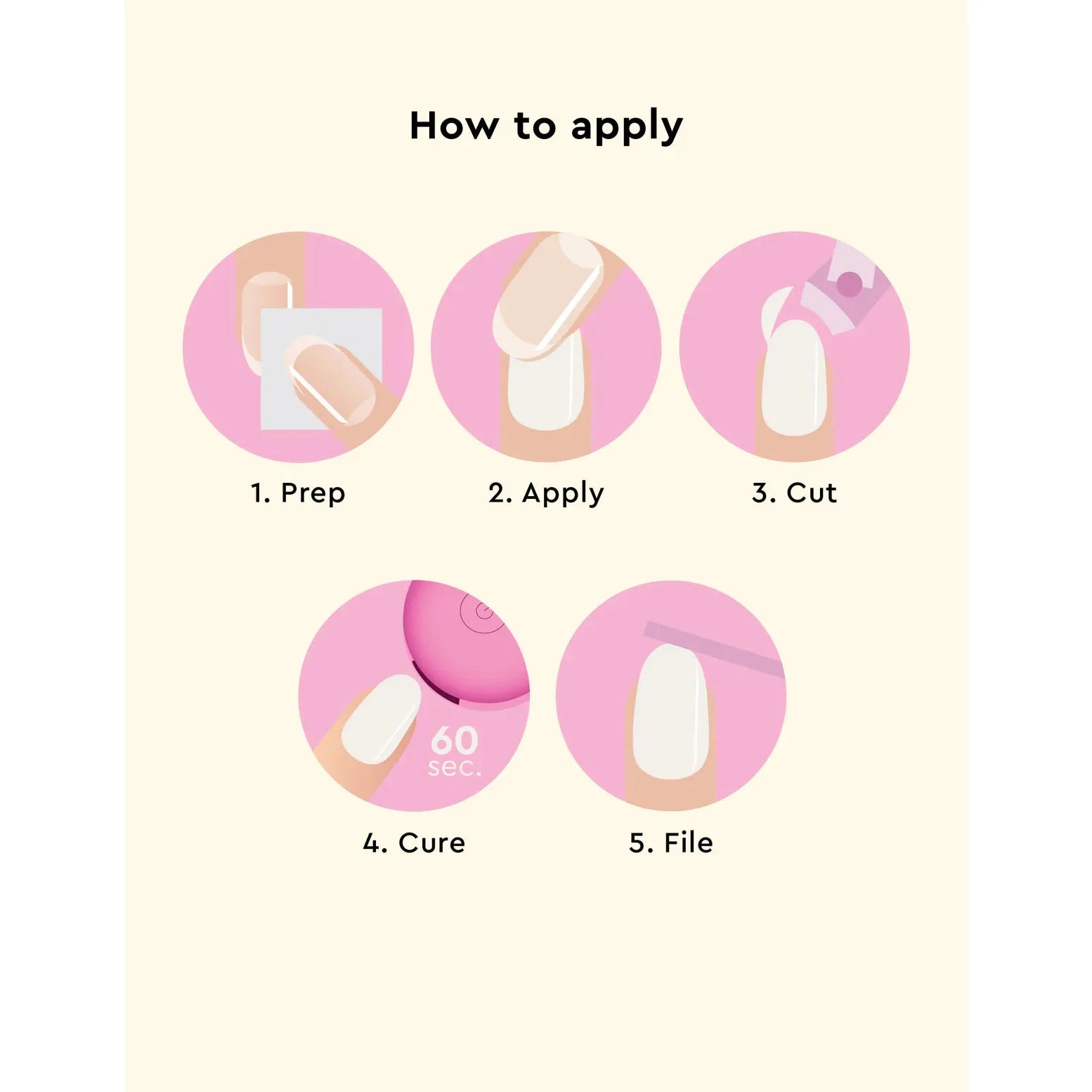 Le Mini Macaron Mini Nail Stickers - Gel Strips - Frosting - Nail Art at Beyond Polish