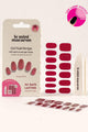 Le Mini Macaron Mini Nail Stickers - Gel Strips - Rouge Dahlia - Nail Art at Beyond Polish