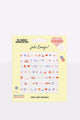 Le Mini Macaron Mini Nail Stickers - Joli Emoji - Nail Art at Beyond Polish