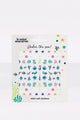 Le Mini Macaron Mini Nail Stickers - Under The Sea - Nail Art at Beyond Polish