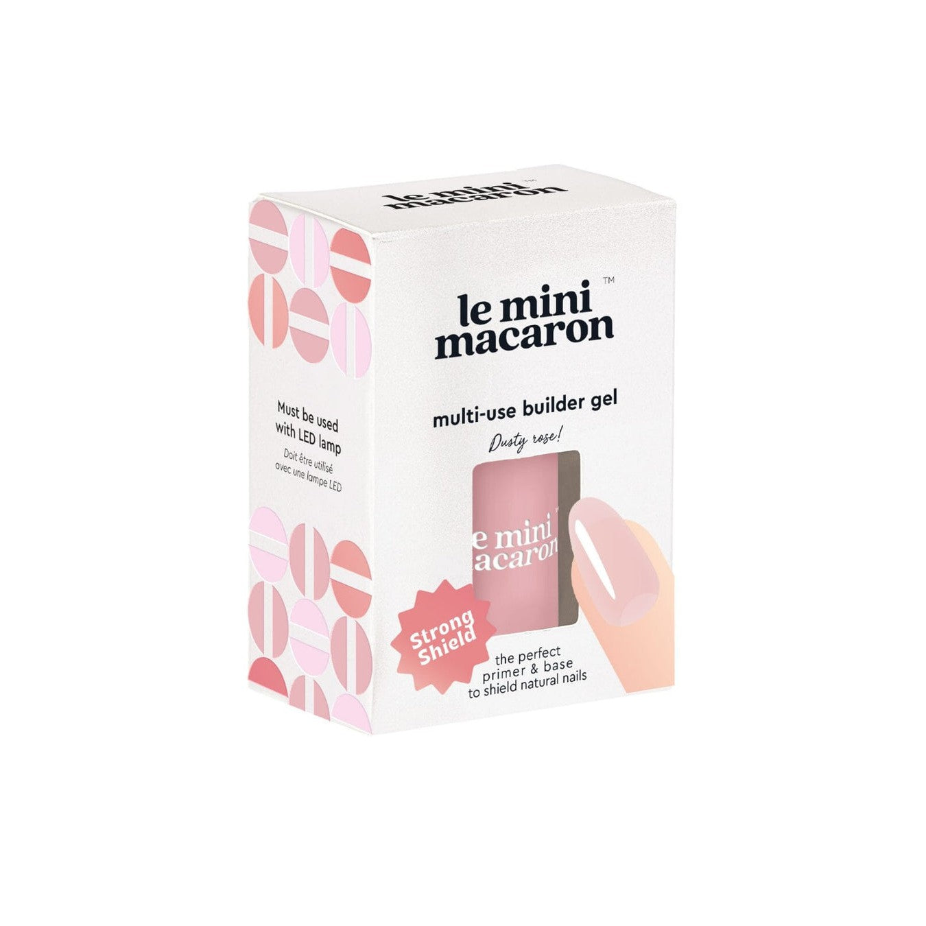 Le Mini Macaron - Multi-Use Builder Gel - Dusty Rose - Nail Extensions at Beyond Polish