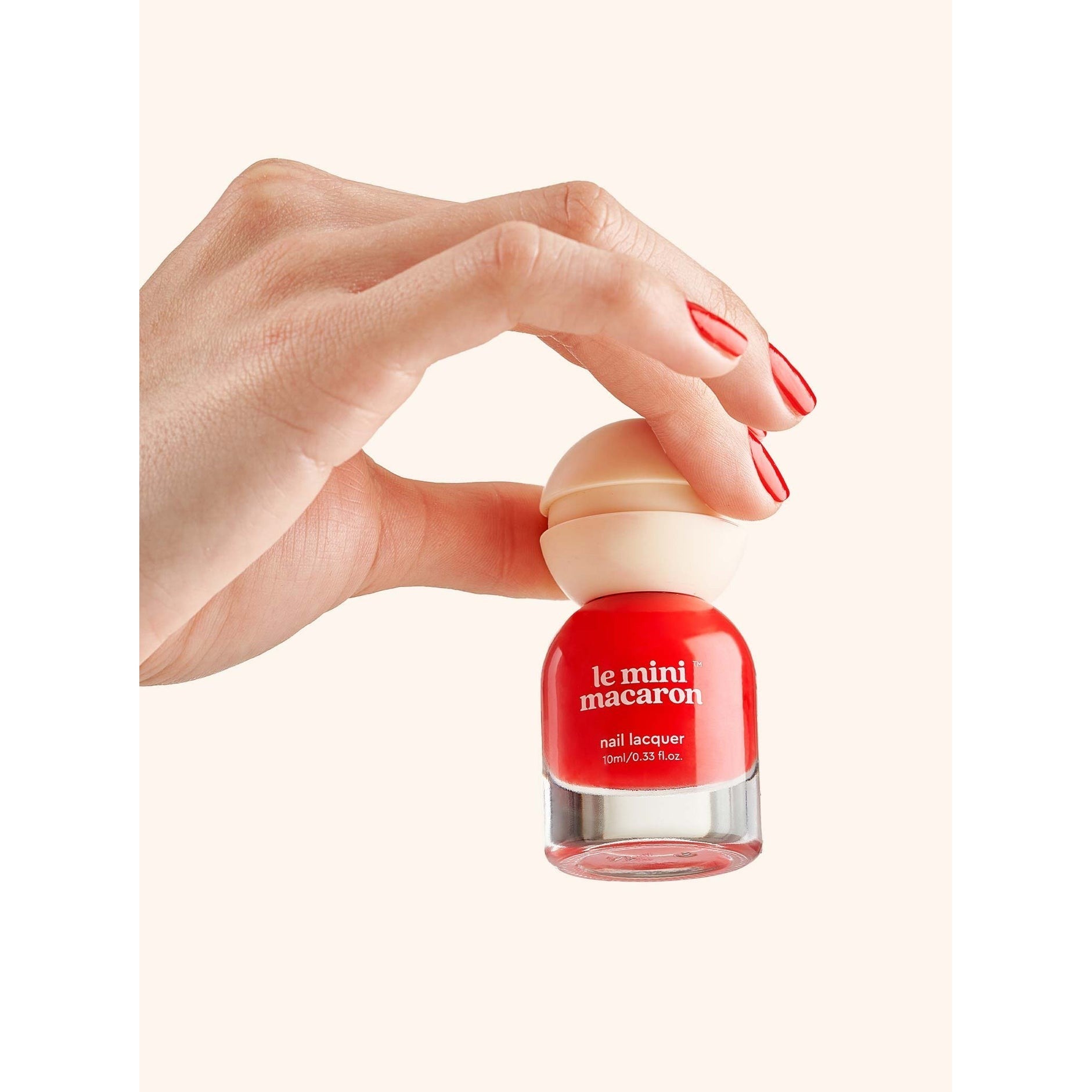 Le Mini Macaron - Nail Polish - Cherry Red - Nail Lacquer at Beyond Polish