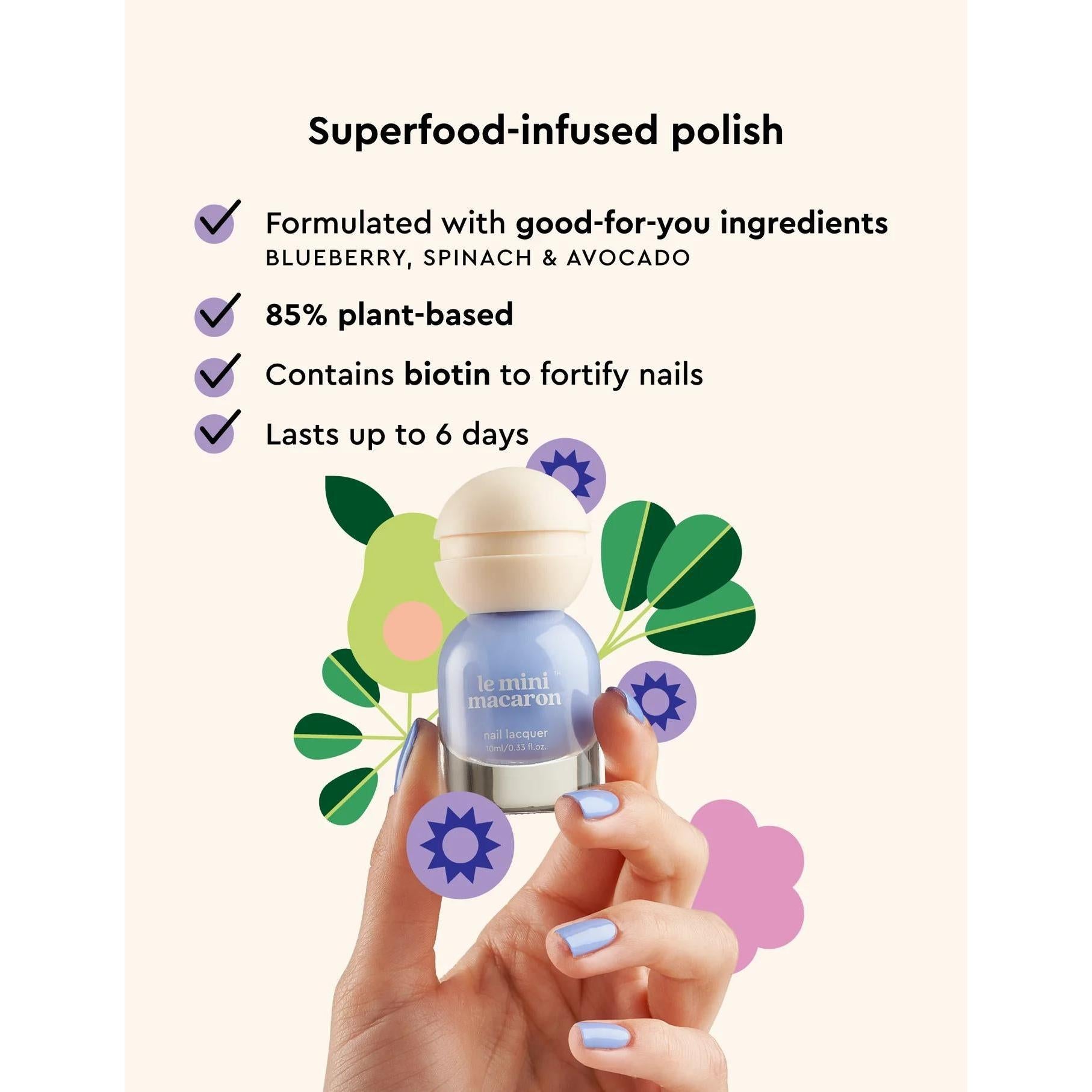 Le Mini Macaron - Nail Polish - Licorice - Nail Lacquer at Beyond Polish