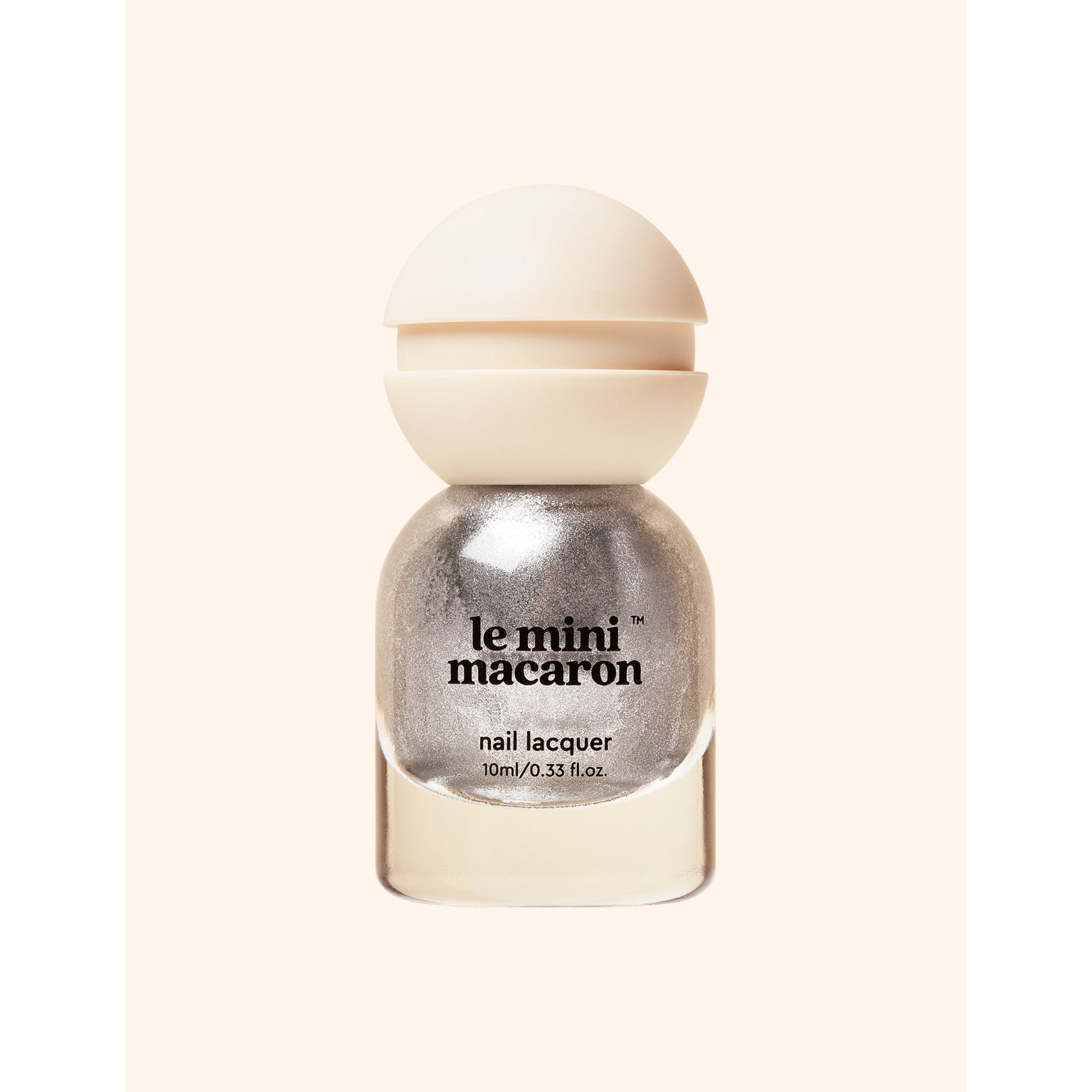 Le Mini Macaron - Nail Polish - Silver Glow - Nail Lacquer at Beyond Polish