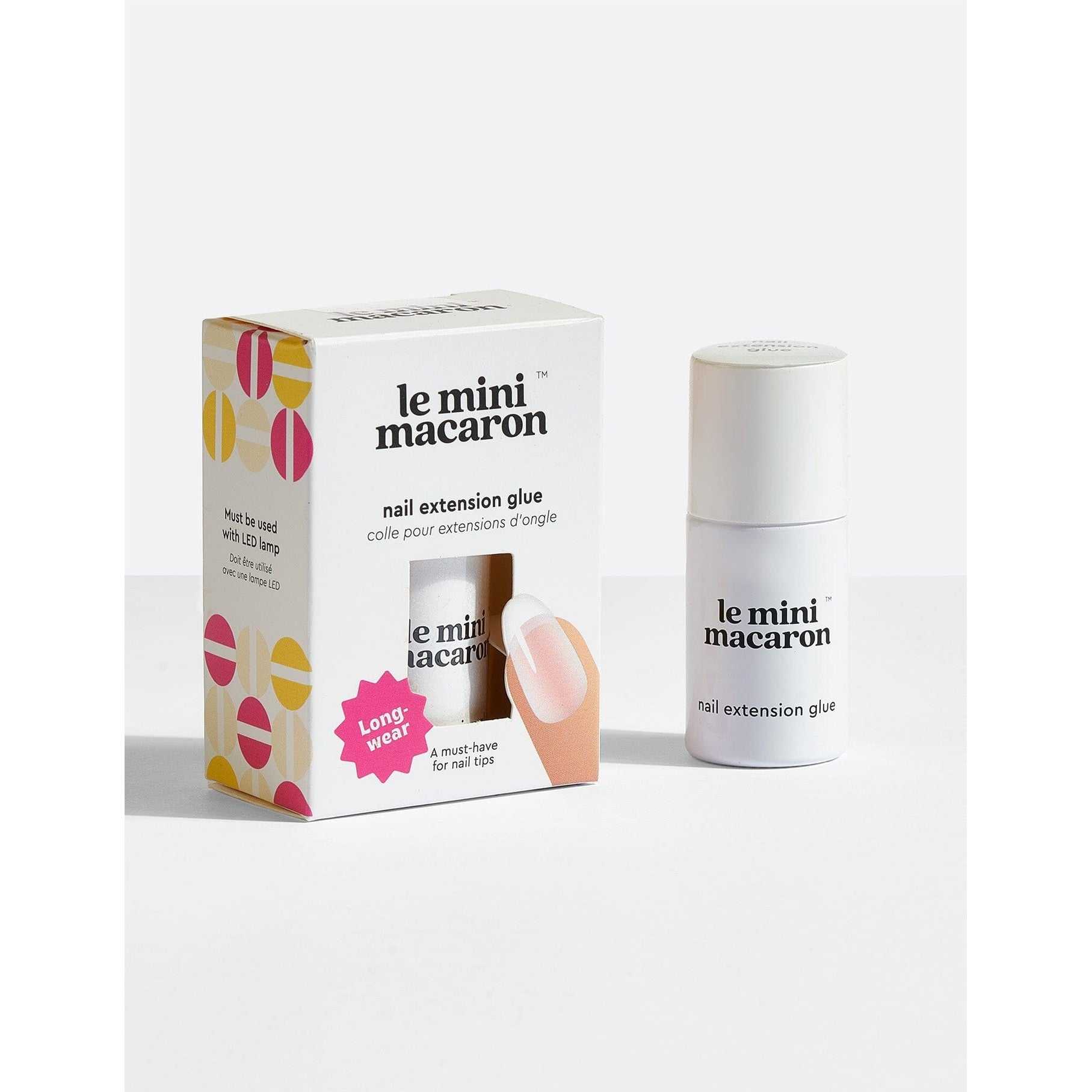 Le Mini Macaron Nail Tips Gel Glue