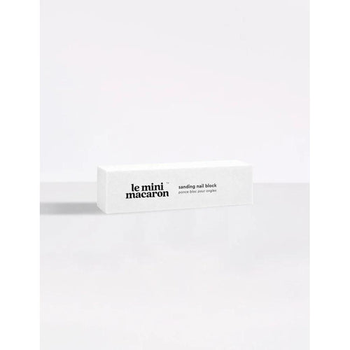 Le Mini Macaron - Sanding Nail Block - White