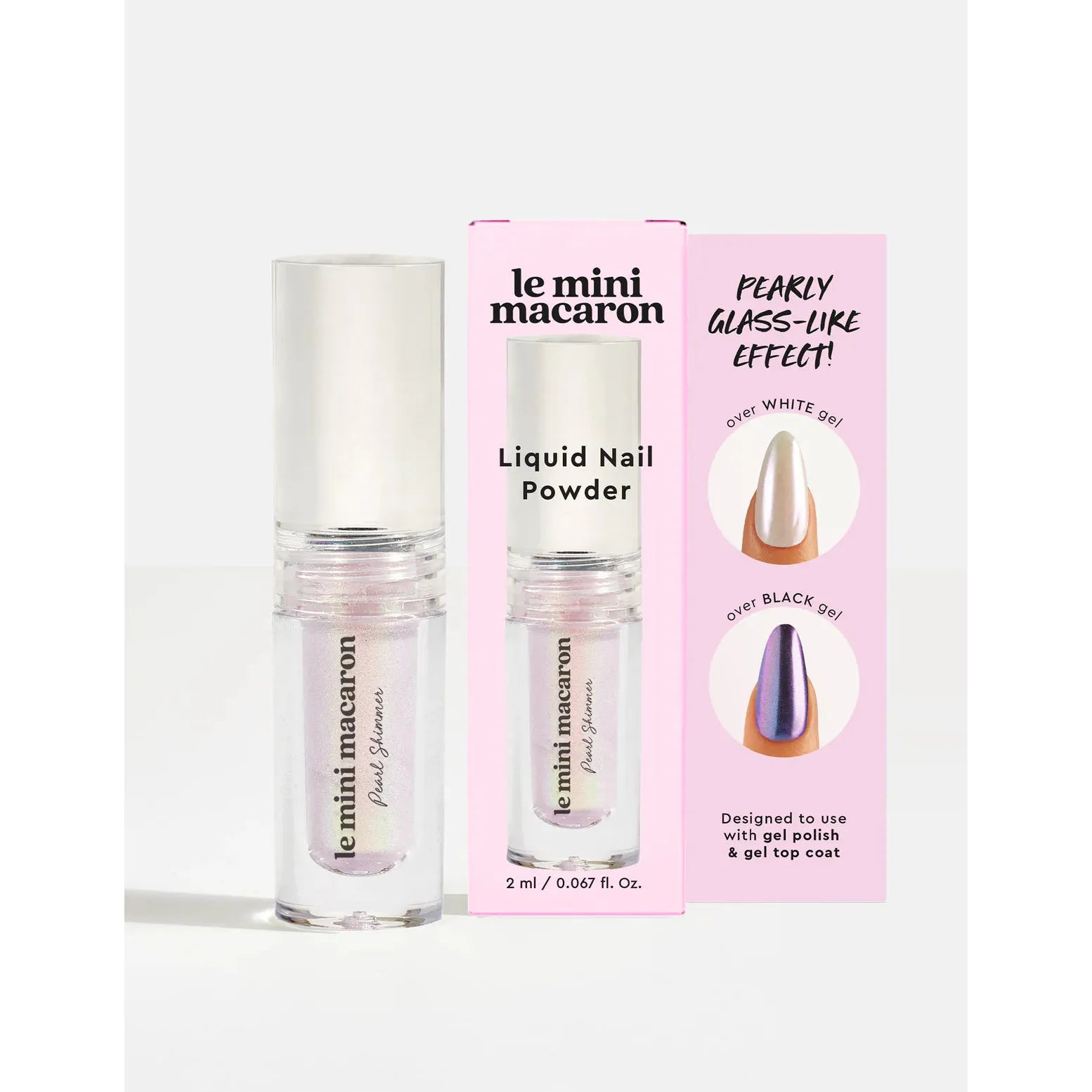 Le Mini Macaron - Stardust Liquid Nail Powder- Pearl Shimmer - Nail Art at Beyond Polish