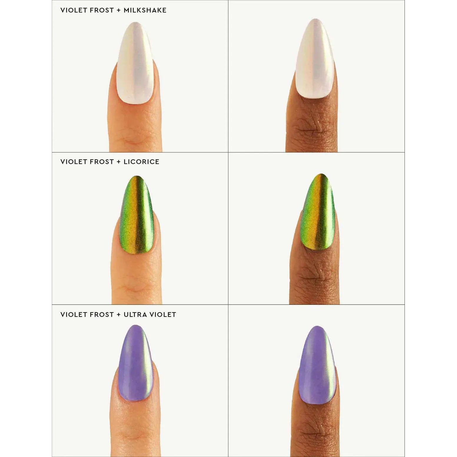 Le Mini Macaron - Stardust Liquid Nail Powder- Violet Frost - Nail Art at Beyond Polish