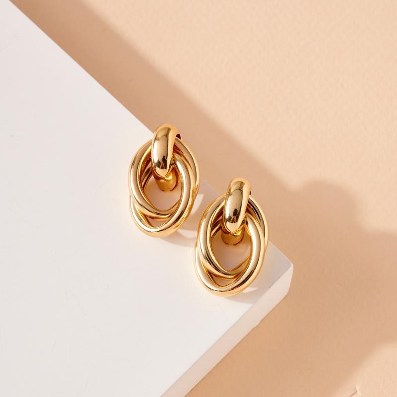 Linked Hoop Earrings - Earrings at Beyond Polish