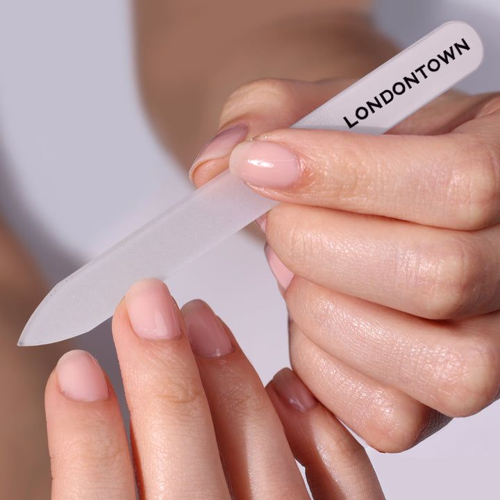 Londontown - Glass Nail File - Clear - Manicure & Pedicure Tools at Beyond Polish