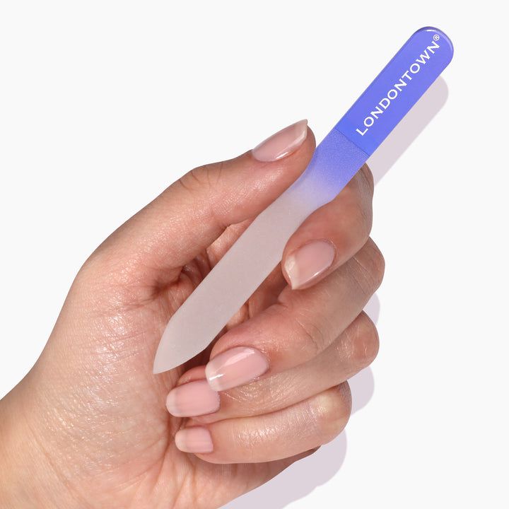 Londontown - Glass Nail File - Lilac - Manicure & Pedicure Tools at Beyond Polish