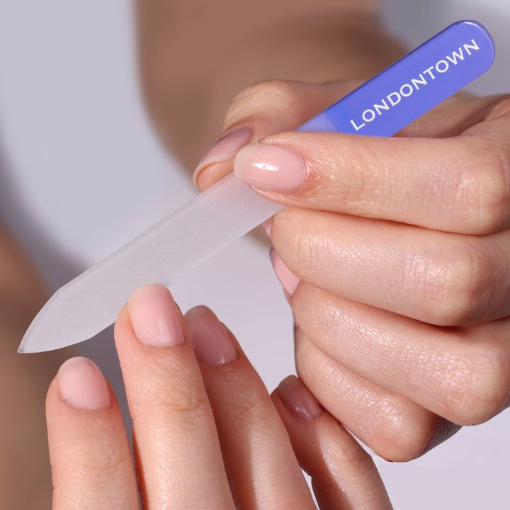 Londontown - Glass Nail File - Lilac - Manicure & Pedicure Tools at Beyond Polish