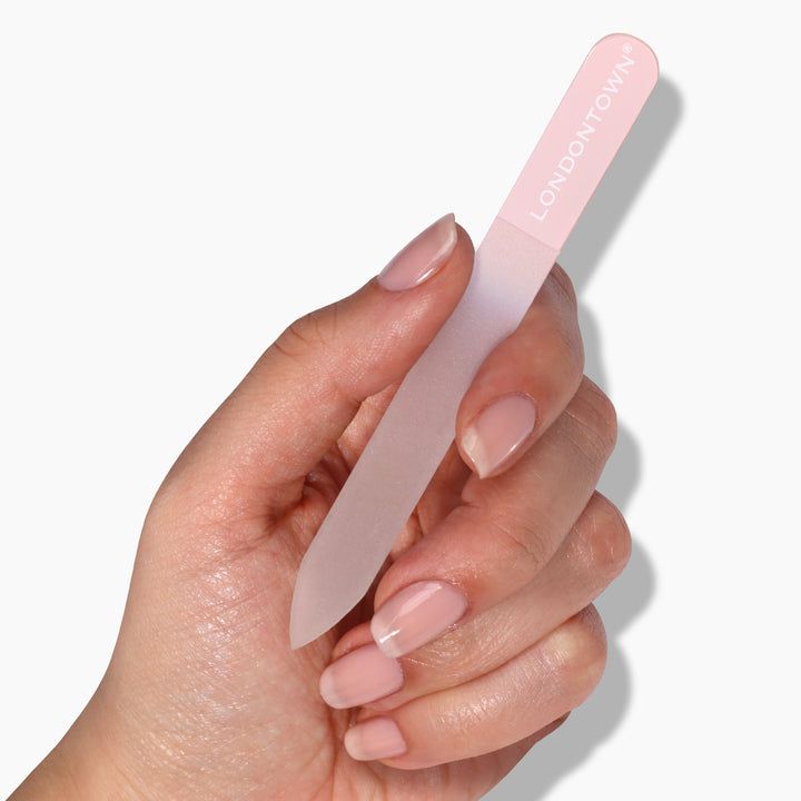 Londontown - Glass Nail File - Petal - Manicure & Pedicure Tools at Beyond Polish