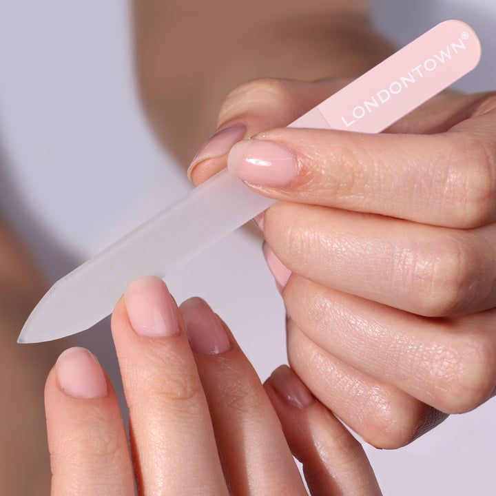 Londontown - Glass Nail File - Petal - Manicure & Pedicure Tools at Beyond Polish