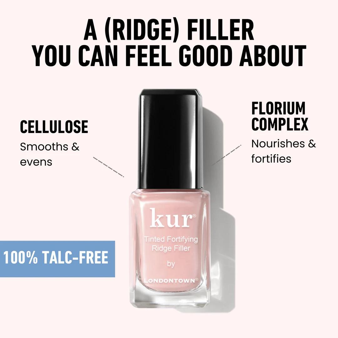 Londontown - Lakur Enhanced Colour - Fortifying Ridge Filler - Petal Pink 0.4 oz - Nail Treatment at Beyond Polish
