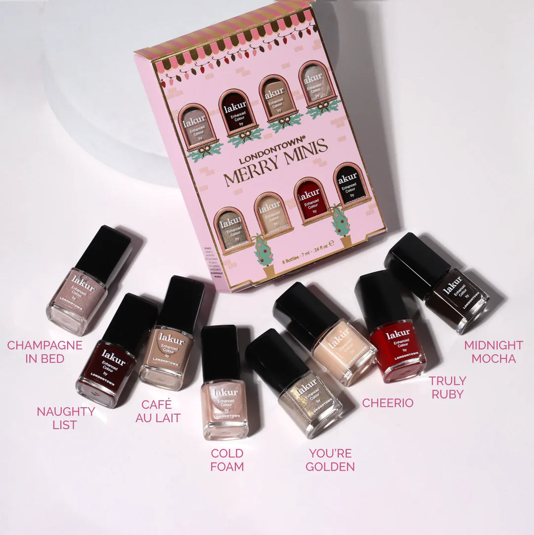 Londontown - Lakur Enhanced Colour - Merry Minis Set 0.4 oz - Nail Lacquer at Beyond Polish