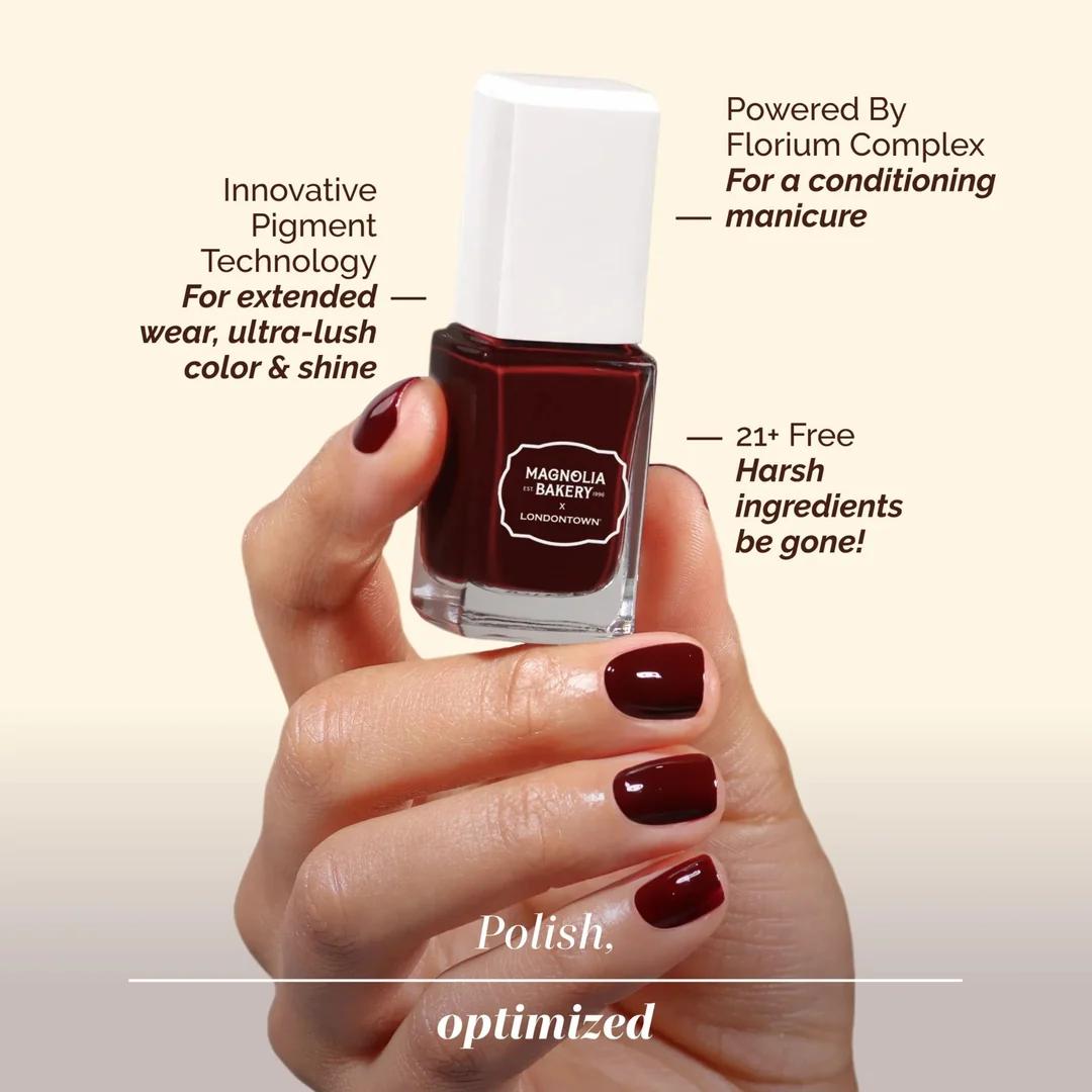 Londontown - Lakur Enhanced Colour - Red Velvet 0.4 oz - Nail Lacquer at Beyond Polish