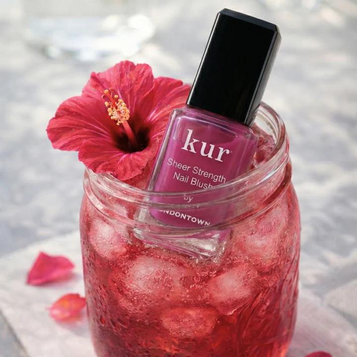 Londontown - Lakur Enhanced Colour - Sheer Strength Nail Blush - Hibiscus 0.4 oz - Nail Lacquer at Beyond Polish