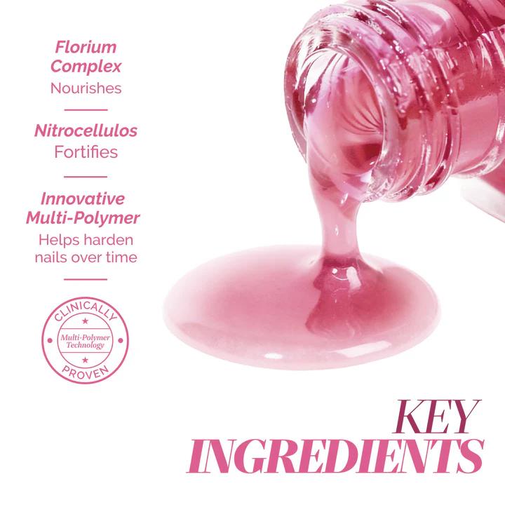 Londontown - Lakur Enhanced Colour - Sheer Strength Nail Blush - Hibiscus 0.4 oz - Nail Lacquer at Beyond Polish