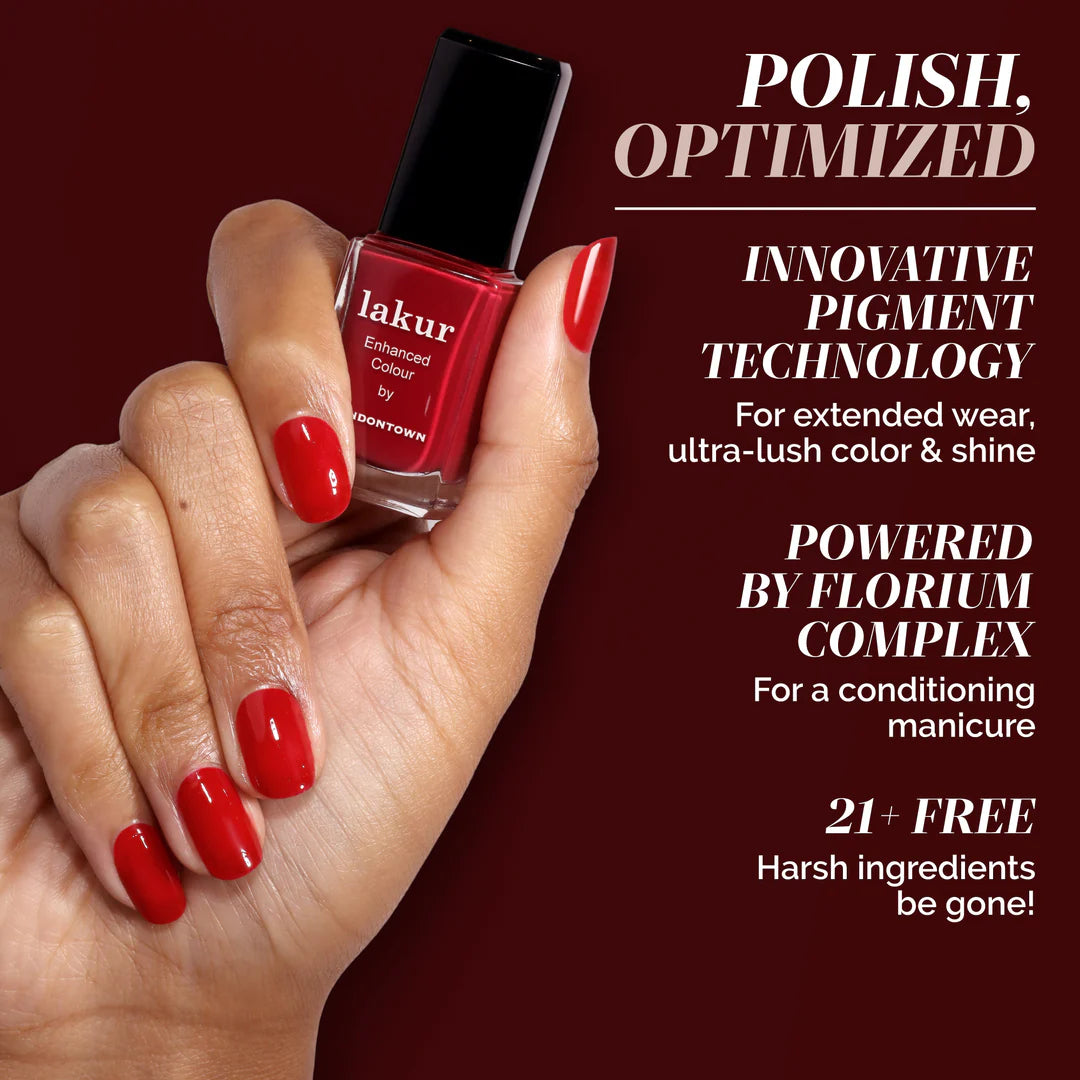 Londontown - Lakur Enhanced Colour - Truly Ruby 0.4 oz - Nail Lacquer at Beyond Polish