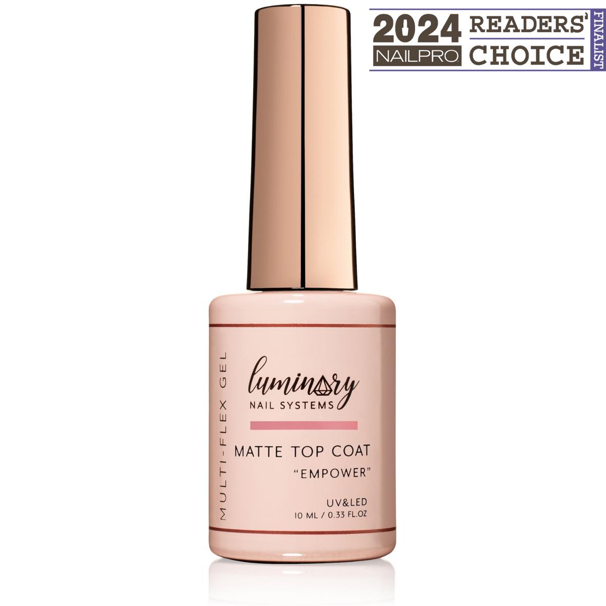 Luminary - Empower Matte Top Coat - Top & Base Coats at Beyond Polish