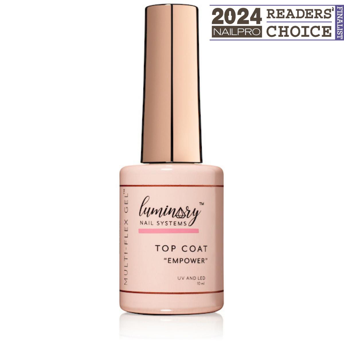 Luminary - Empower No Wipe Top Coat - Top & Base Coats at Beyond Polish