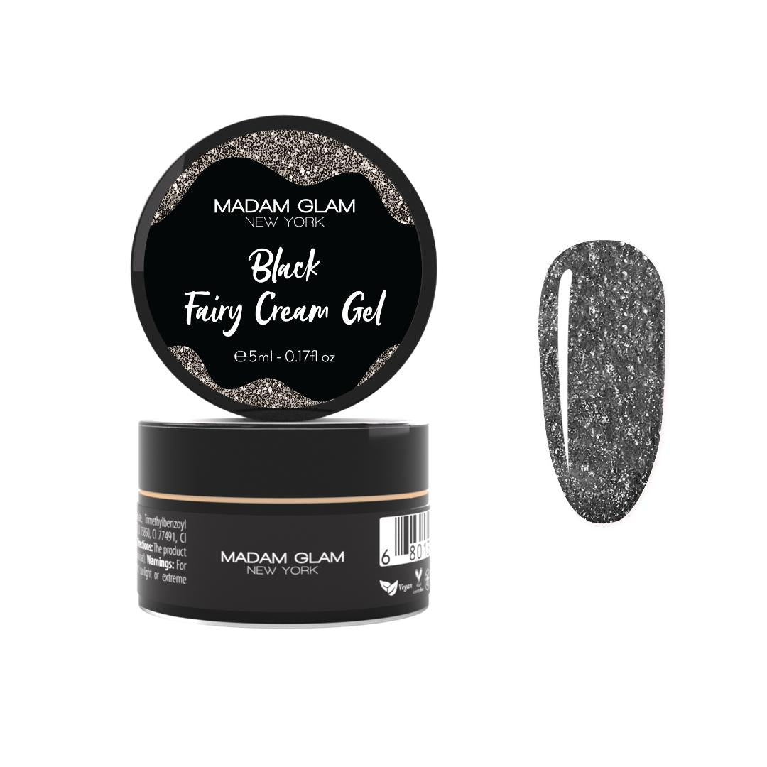 Madam Glam - Art Gel - Black Fairy Cream Gel - Nail Art at Beyond Polish