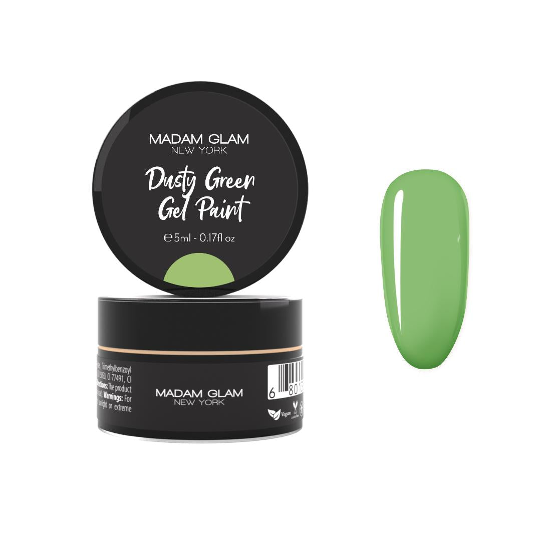 Madam Glam - Art Gel - Dusty Green - Nail Art at Beyond Polish
