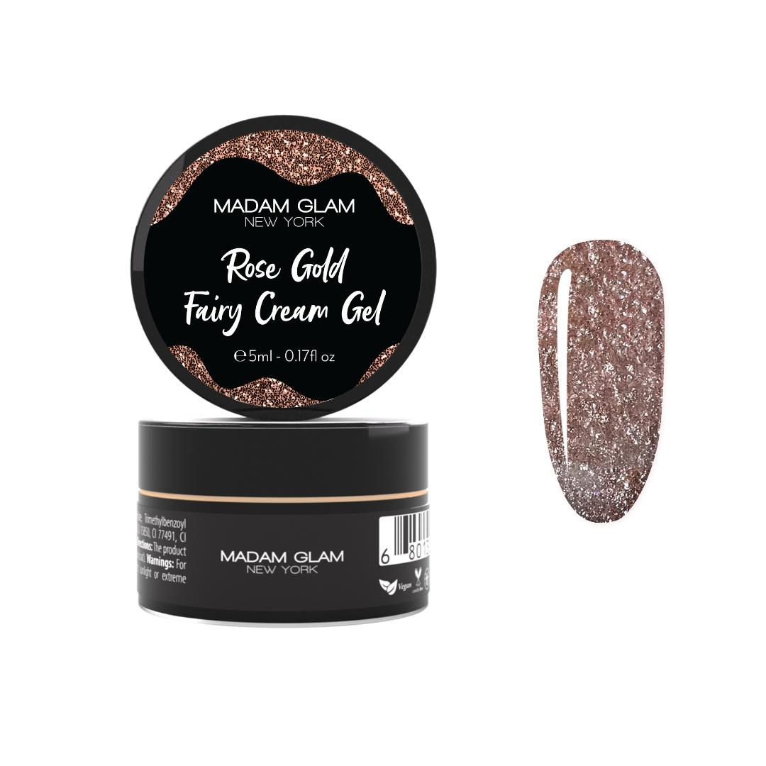 Madam Glam - Art Gel - Rose Gold Fairy Cream Gel - Nail Art at Beyond Polish