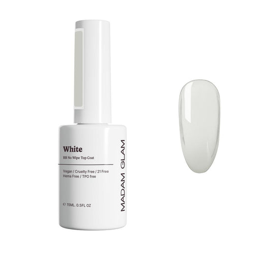 Madam Glam - BB Gel - White BB No Wipe Top Coat