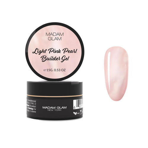 Madam Glam - Builder Gel - Light Pink Pearl