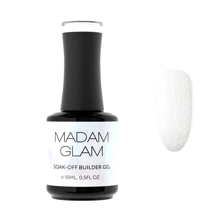 Madam Glam - Builder Gel - Pearl White - Nail Extensions at Beyond Polish