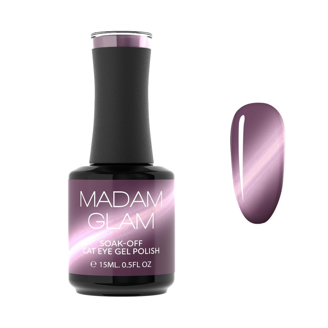 Madam Glam - Cat-Eye Gel Polish - Hocus Plum - Gel Polish at Beyond Polish