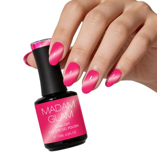 Madam Glam - Cat-Eye Gel Polish - Power Pink - Gel Polish at Beyond Polish