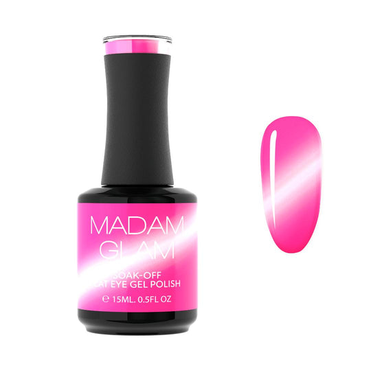 Madam Glam - Cat-Eye Gel Polish - Power Pink - Gel Polish at Beyond Polish
