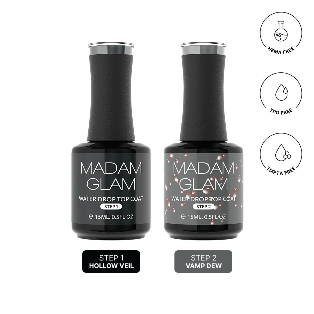 Madam Glam - Gel Polish - 3D Water Drop Red Set - Gel Polish at Beyond Polish
